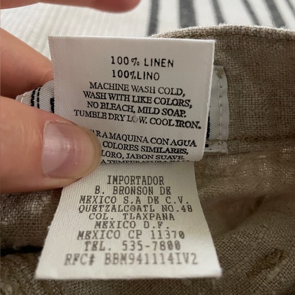 100% linen maxi skirt - Picture 2 of 8